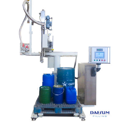 Automatic Pneumatic Pallet Filling Machine with High Accuracy ±0.1-0.2% for 40L-1000L Drums and IBCs at 30-40 Drums/Hour