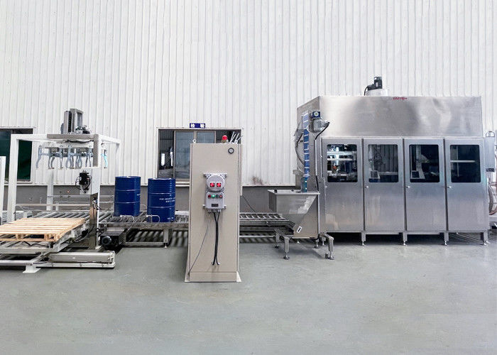 High Capacity Drum Paint Filling Machine 50-220kg Filling Capacity 220V/380V 2500kg